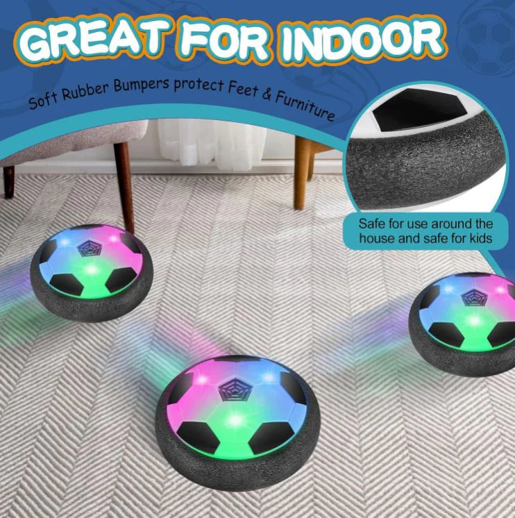 Air Soccer LED™:⚽✨ Diversión activa luces, movimiento y risas aseguradas