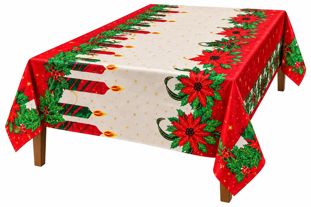 OFERTA NAVIDEÑA- 4 COJINES Y UN MANTEL PREMIUM, LA MAS ALTA CALIDAD, CON ENVIO GRATIS Y LO MEJOR PAGA EN CASA